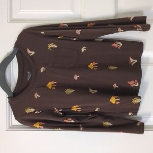 KYTE 4T Longsleeve Bamboo Mushroom shirt